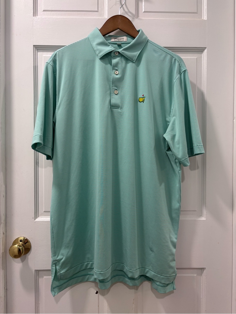 Masters Designed By Peter Millar Men’s Performance Polo Size L Augusta National
